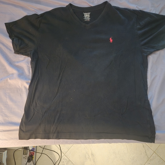 Polo Ralph Lauren Black tshirt LG - Picture 2 of 4